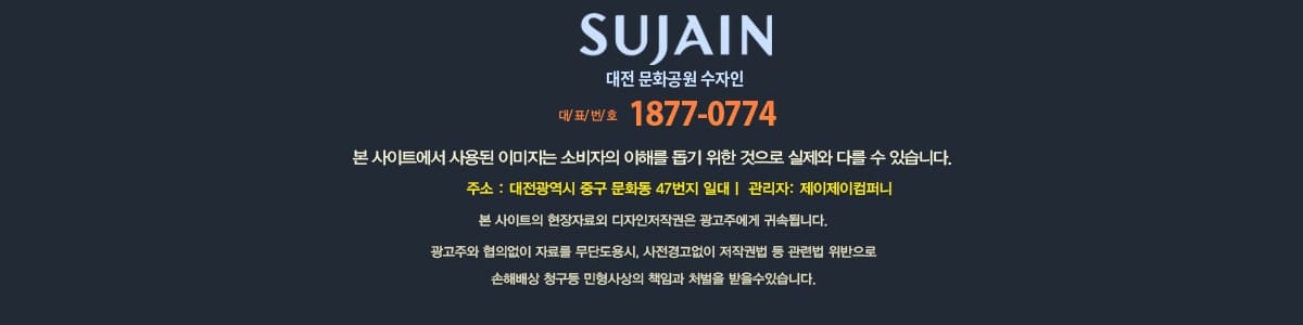 대전 문화공원 수자인